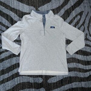 L.L. Bean Gray Button-Down Shirt